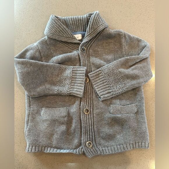 Splendid MNG & Angel Dear Set Baby Boy: T Shirt, Jeans & Cardigan Jacket 6-12 M - Picture 2 of 9